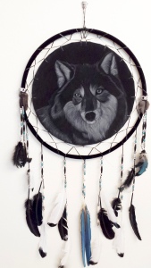 Wolf Dream Catcher